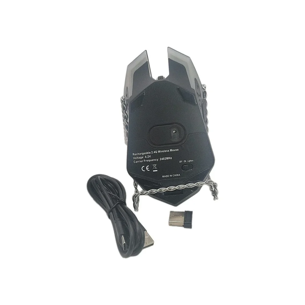 VersionTECH‎  Wireless Gaming Mouse, Rechargeable Computer Mouse- BLACK